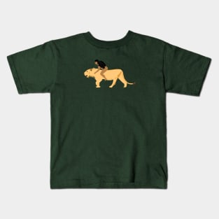 Lioness Woman Kids T-Shirt